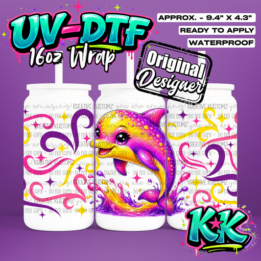 6828 | UV DTF Cup Wrap for 16oz Libbey Glass