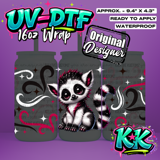 6843 | UV DTF Cup Wrap for 16oz Libbey Glass
