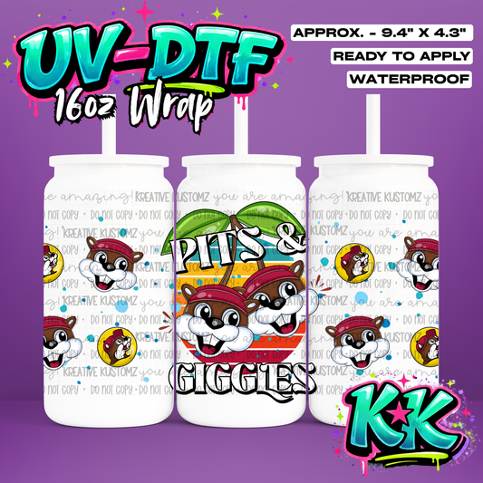 6848 | UV DTF Cup Wrap for 16oz Libbey Glass
