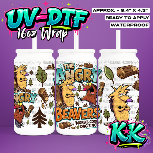 6864 | UV DTF Cup Wrap for 16oz Libbey Glass