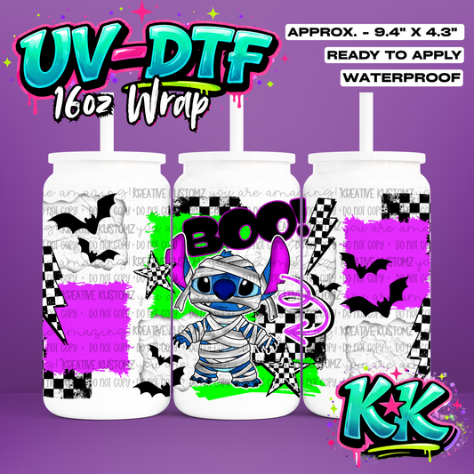 6865 | UV DTF Cup Wrap for 16oz Libbey Glass