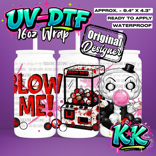6868 | UV DTF Cup Wrap for 16oz Libbey Glass