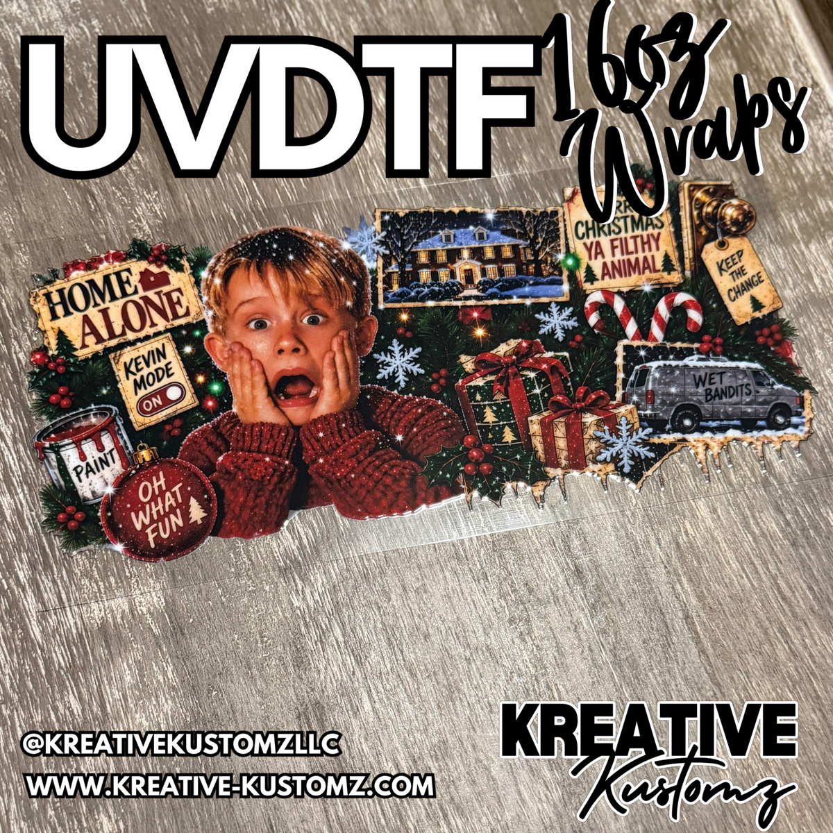 1432 | RTS | UV DTF Cup Wrap for 16oz Libbey Glass