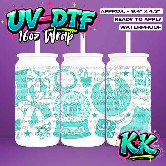 6874 | UV DTF Cup Wrap for 16oz Libbey Glass