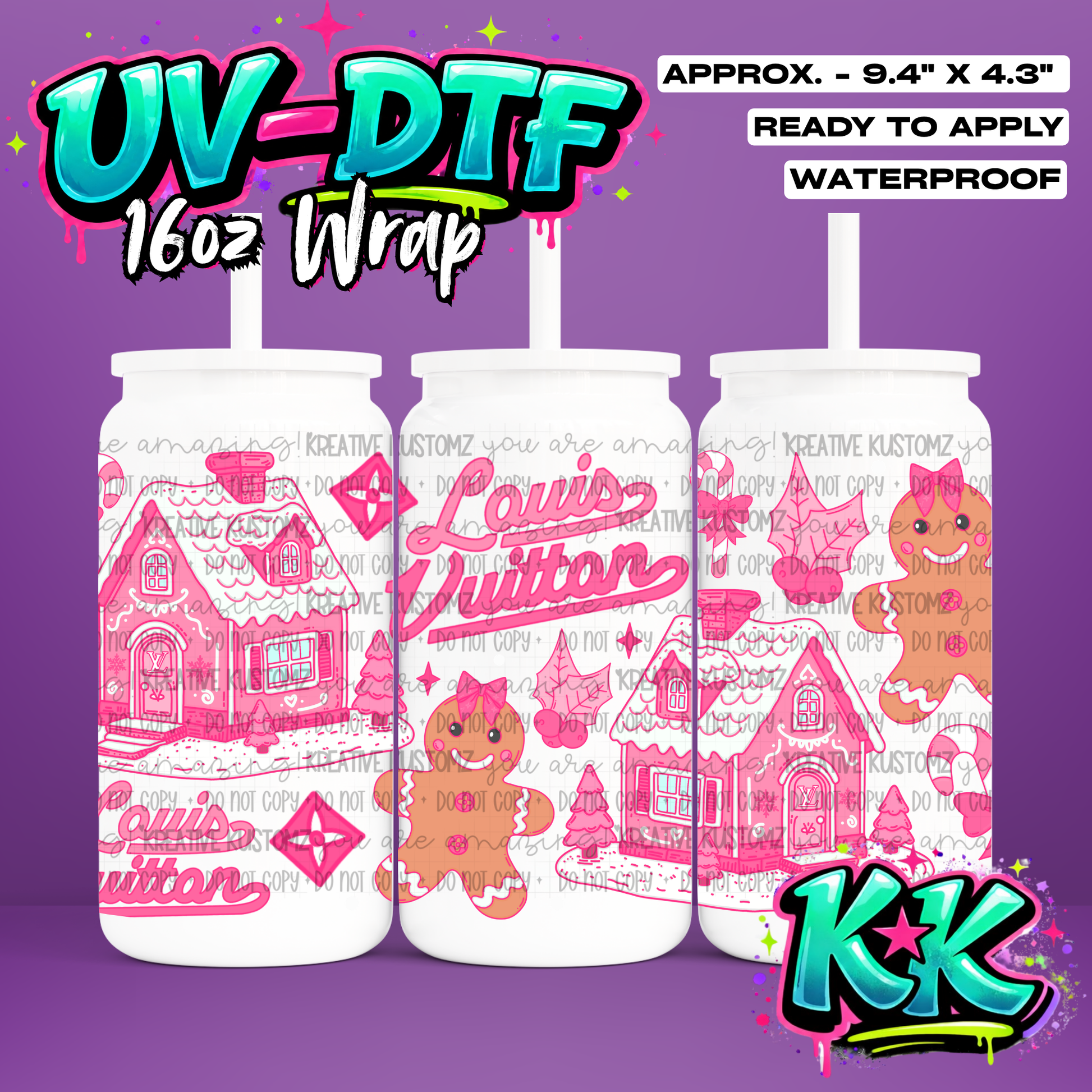 6875 | UV DTF Cup Wrap for 16oz Libbey Glass