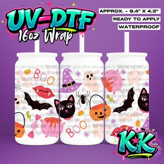 6890 | UV DTF Cup Wrap for 16oz Libbey Glass
