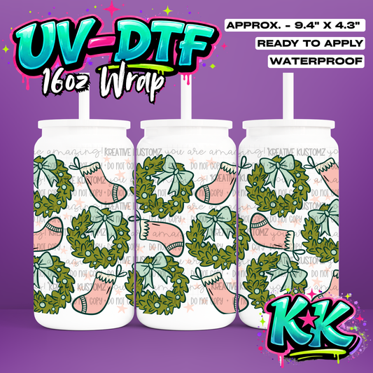 6891 | UV DTF Cup Wrap for 16oz Libbey Glass