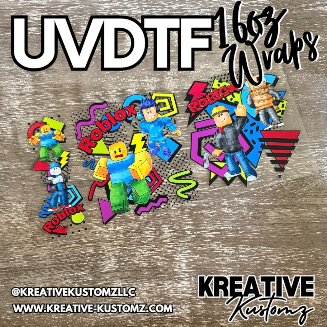 1292 | RTS | UV DTF Cup Wrap for 16oz Libbey Glass