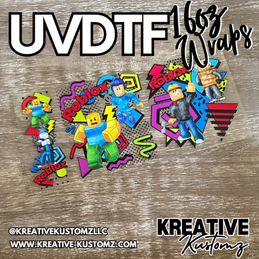 1292 | RTS | UV DTF Cup Wrap for 16oz Libbey Glass