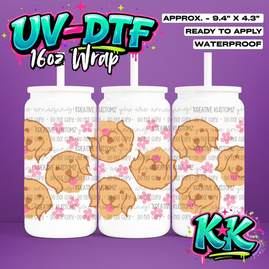 6921 | UV DTF Cup Wrap for 16oz Libbey Glass