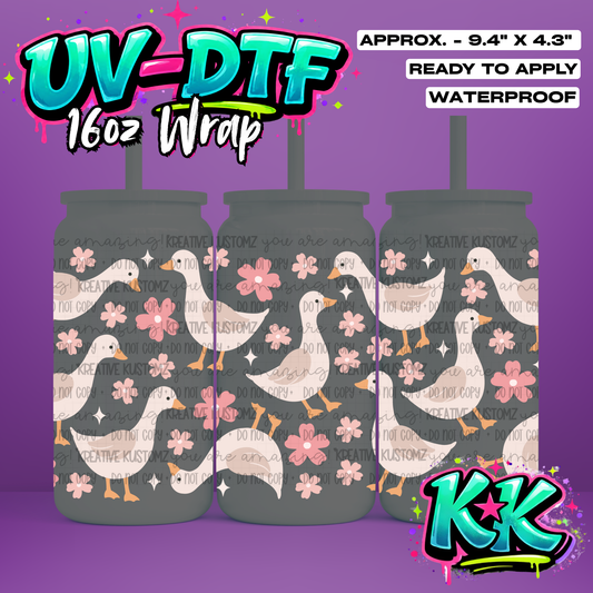 6924 | UV DTF Cup Wrap for 16oz Libbey Glass