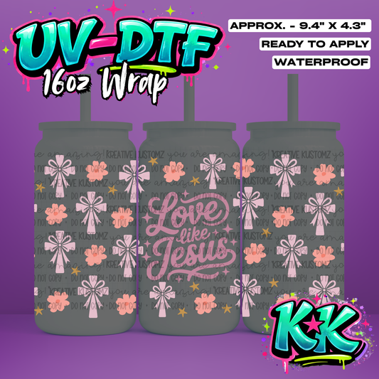 6927 | UV DTF Cup Wrap for 16oz Libbey Glass