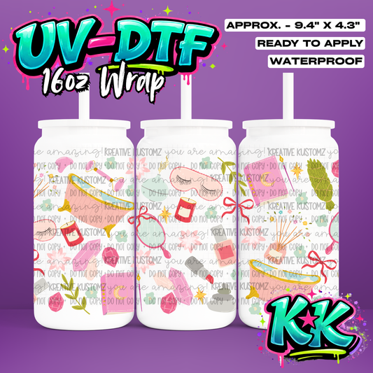 6932 | UV DTF Cup Wrap for 16oz Libbey Glass