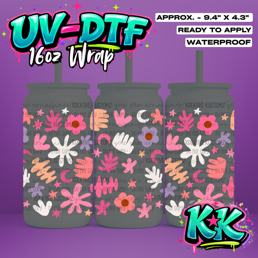 6933 | UV DTF Cup Wrap for 16oz Libbey Glass