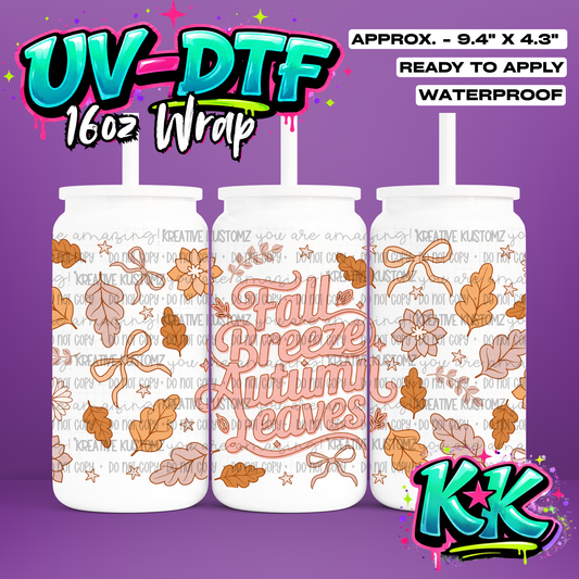 6941 | UV DTF Cup Wrap for 16oz Libbey Glass