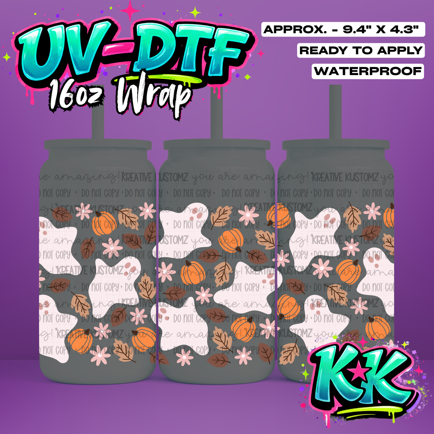 6942 | UV DTF Cup Wrap for 16oz Libbey Glass