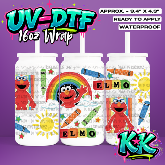 6947 | UV DTF Cup Wrap for 16oz Libbey Glass