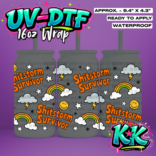6955 | UV DTF Cup Wrap for 16oz Libbey Glass