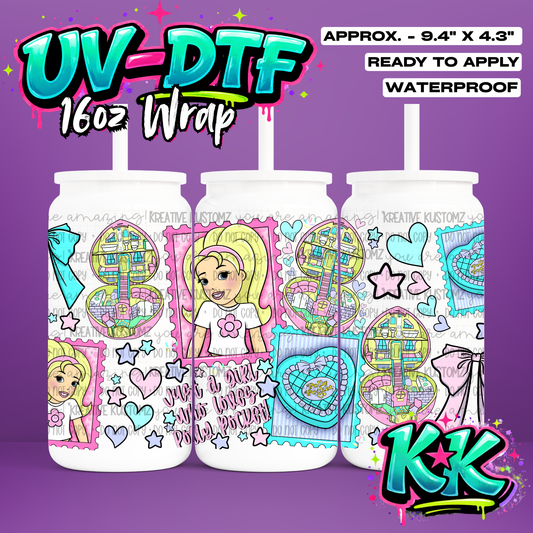 6973 | UV DTF Cup Wrap for 16oz Libbey Glass