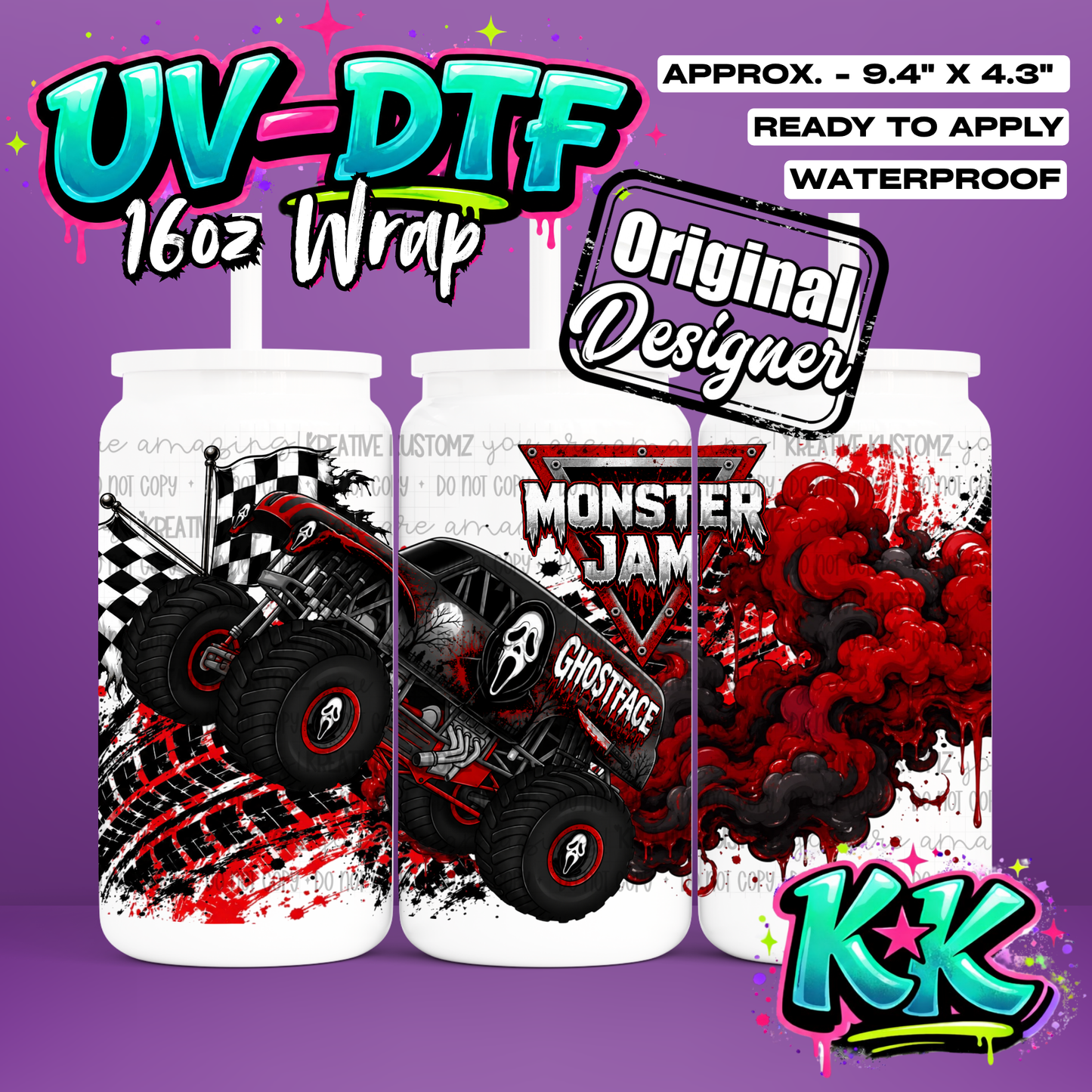 6979 | UV DTF Cup Wrap for 16oz Libbey Glass