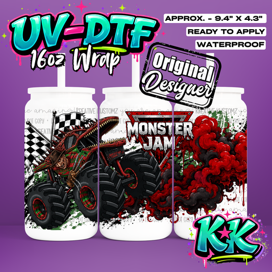 6981 | UV DTF Cup Wrap for 16oz Libbey Glass
