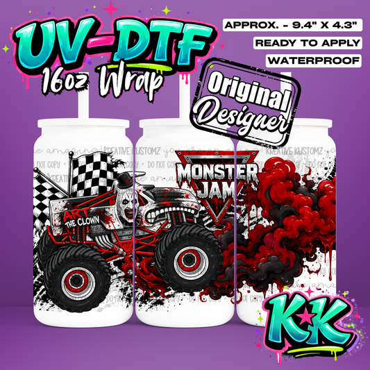 6983 | UV DTF Cup Wrap for 16oz Libbey Glass