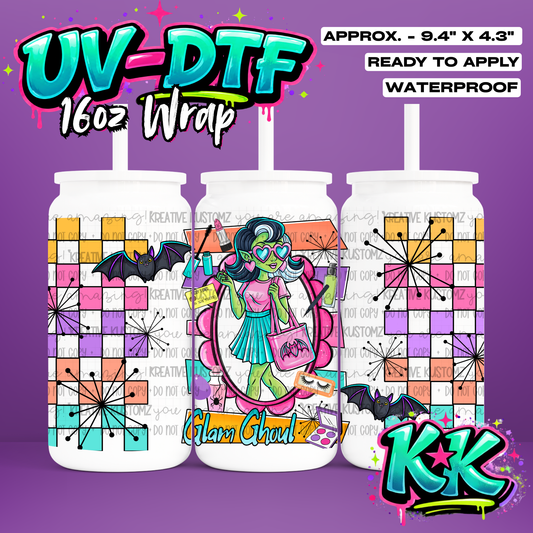 6994 | UV DTF Cup Wrap for 16oz Libbey Glass