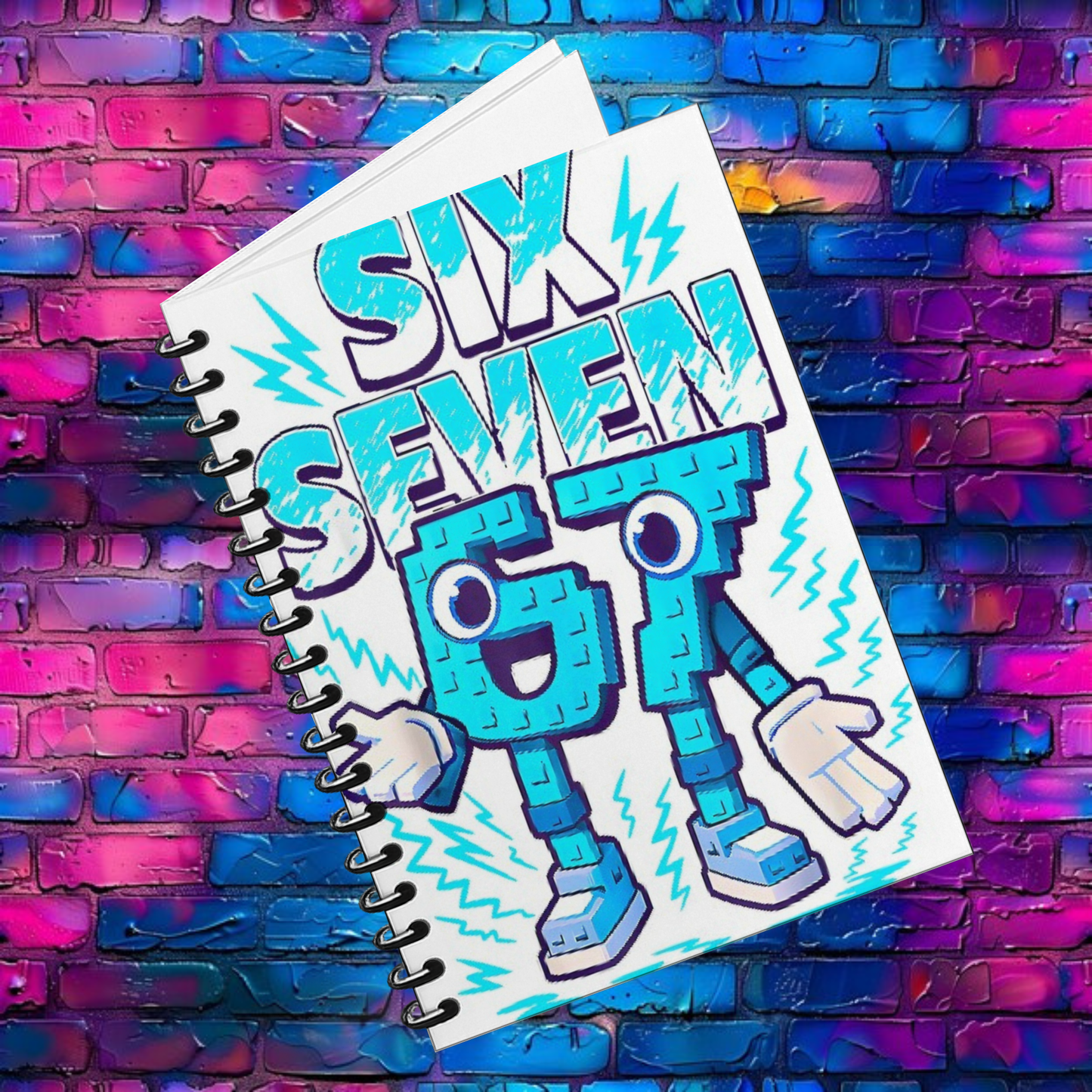 RTS Six Seven Robot | UVDTF A5 Notebook Wrap Decal