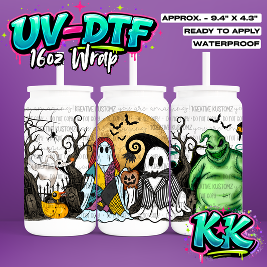 7006 | UV DTF Cup Wrap for 16oz Libbey Glass