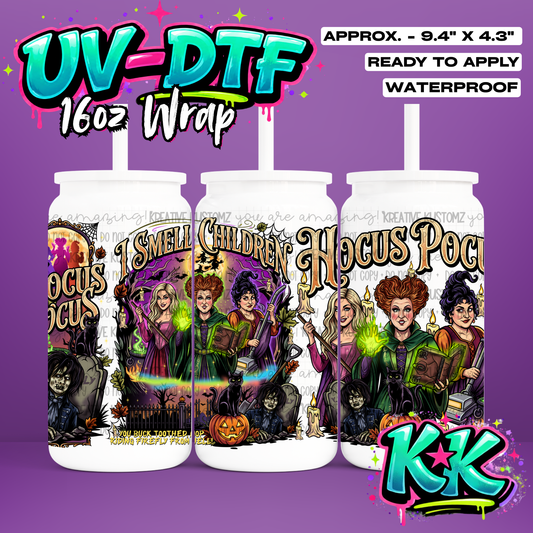 7013 | UV DTF Cup Wrap for 16oz Libbey Glass