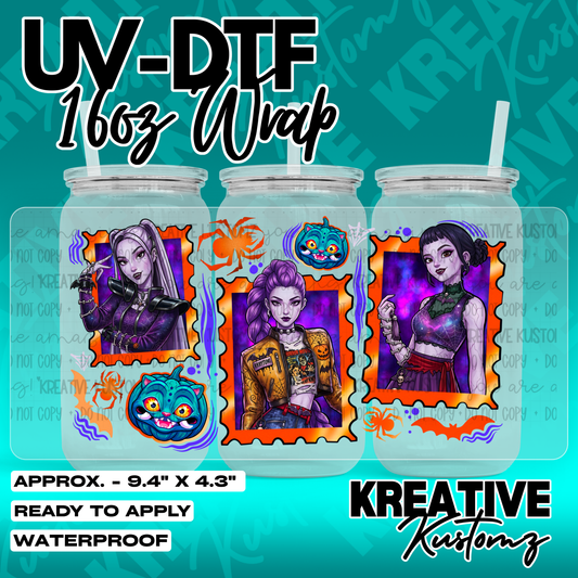 7014 | UV DTF Cup Wrap for 16oz Libbey Glass