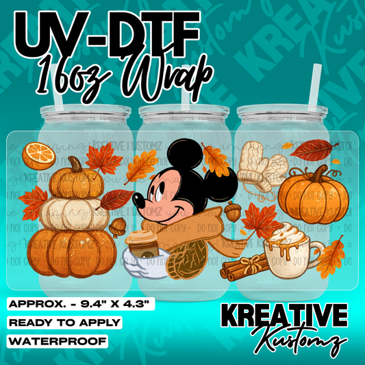 7016 | UV DTF Cup Wrap for 16oz Libbey Glass