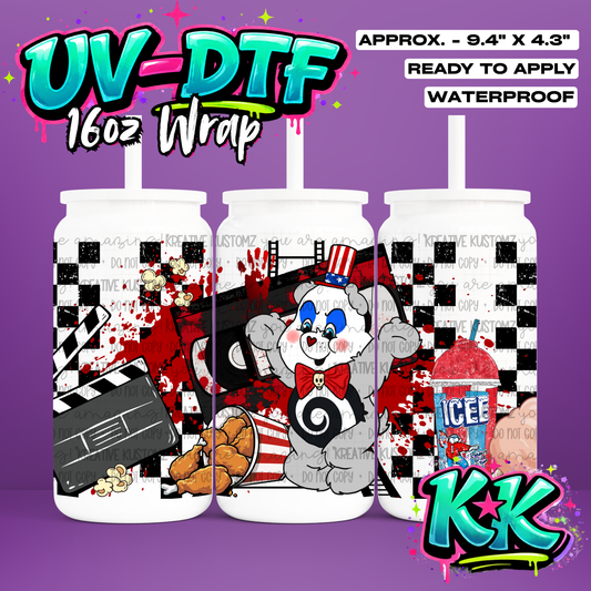 7025 | UV DTF Cup Wrap for 16oz Libbey Glass