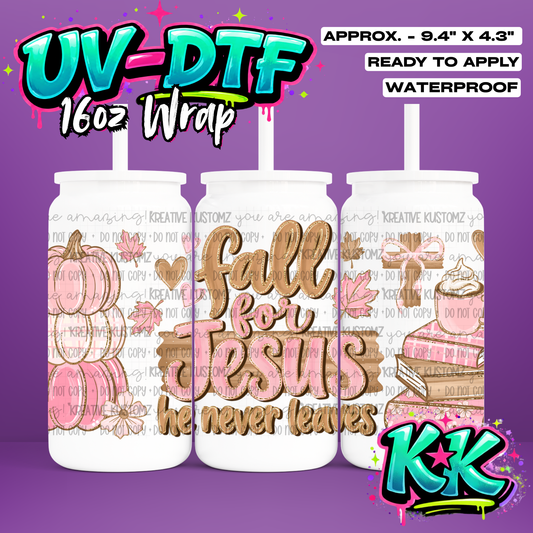 7031 | UV DTF Cup Wrap for 16oz Libbey Glass