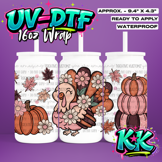 7032 | UV DTF Cup Wrap for 16oz Libbey Glass