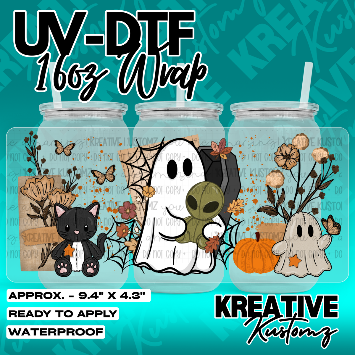 7036 | UV DTF Cup Wrap for 16oz Libbey Glass