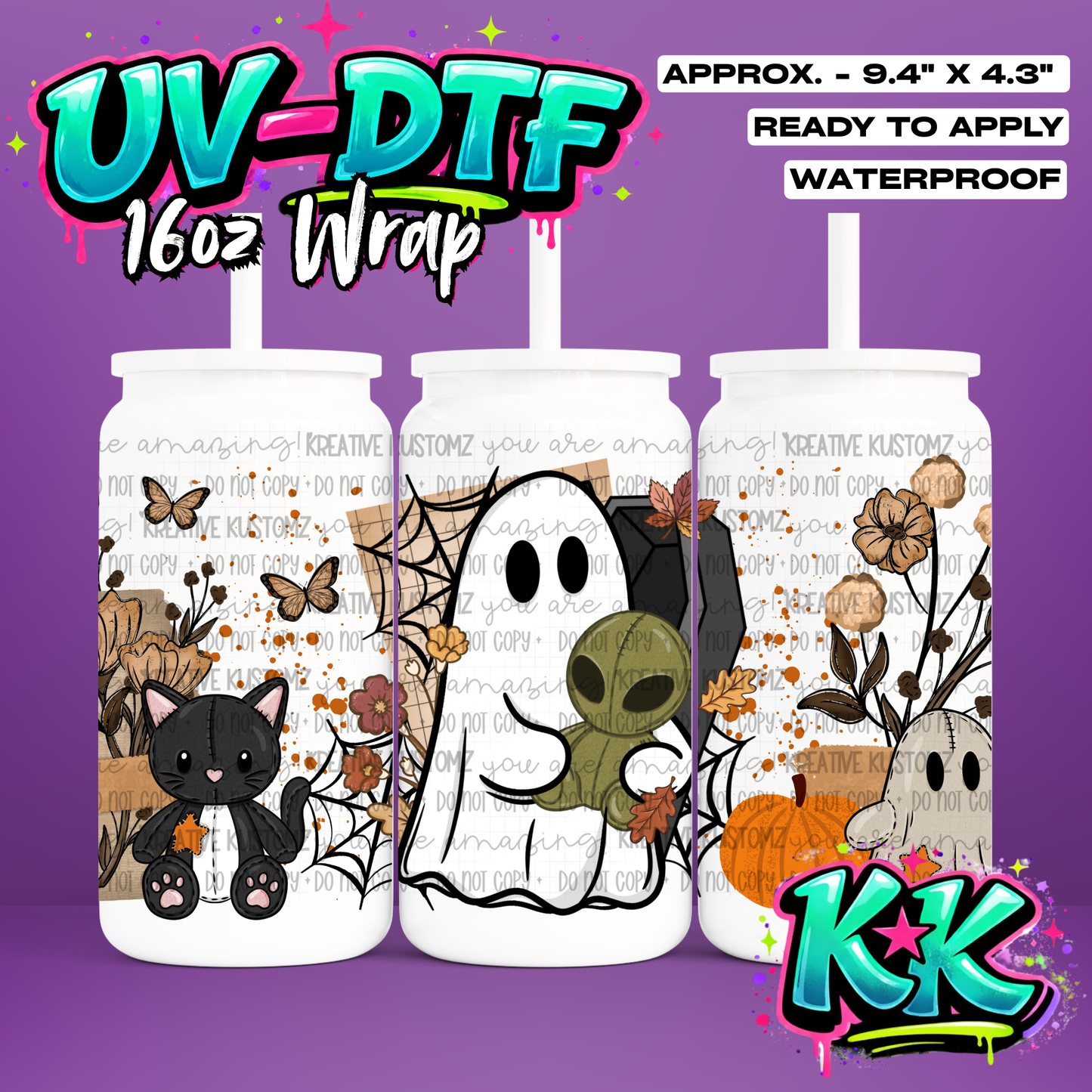 7036 | UV DTF Cup Wrap for 16oz Libbey Glass