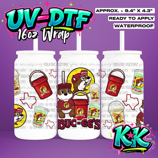 7046 | UV DTF Cup Wrap for 16oz Libbey Glass