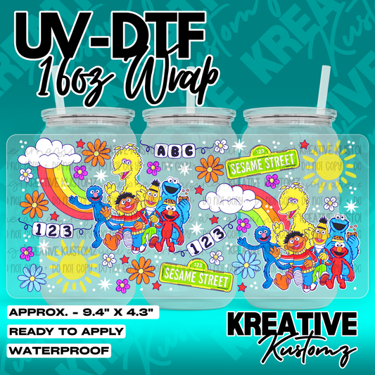 7052 | UV DTF Cup Wrap for 16oz Libbey Glass