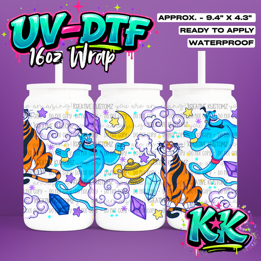 7061 | UV DTF Cup Wrap for 16oz Libbey Glass