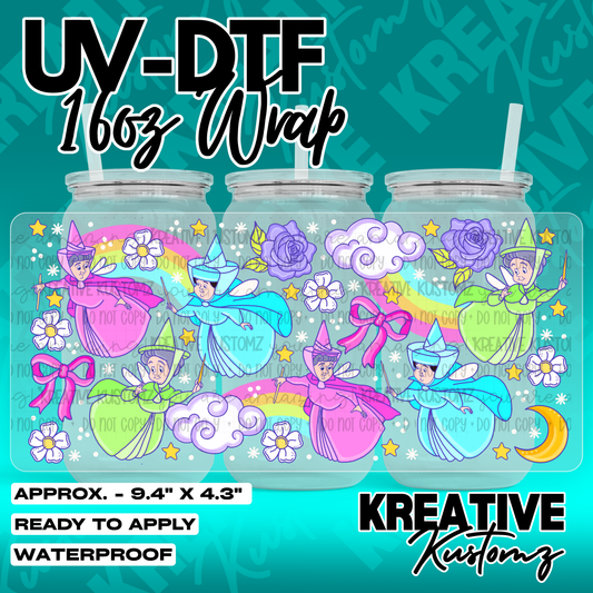 7062 | UV DTF Cup Wrap for 16oz Libbey Glass