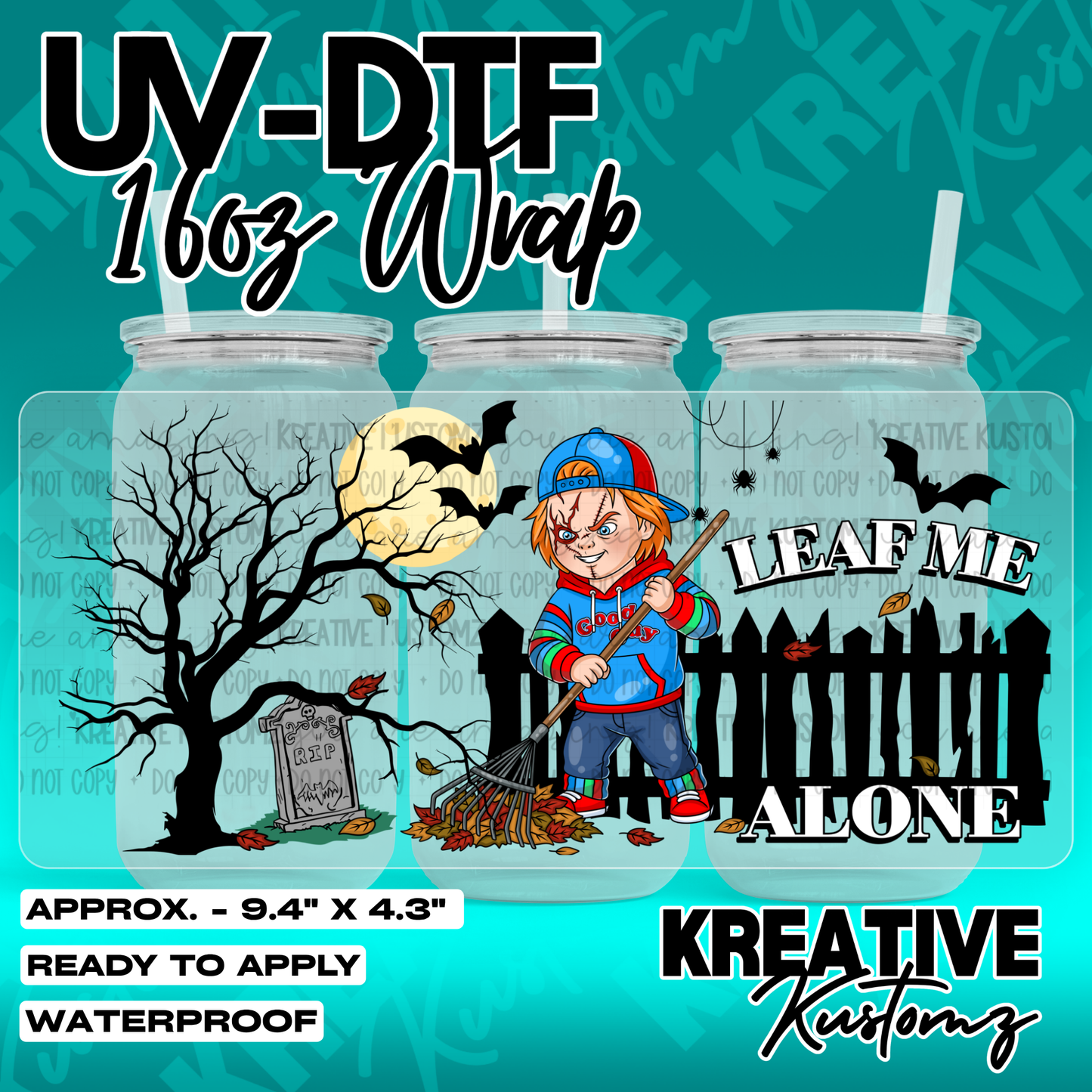7092 | UV DTF Cup Wrap for 16oz Libbey Glass