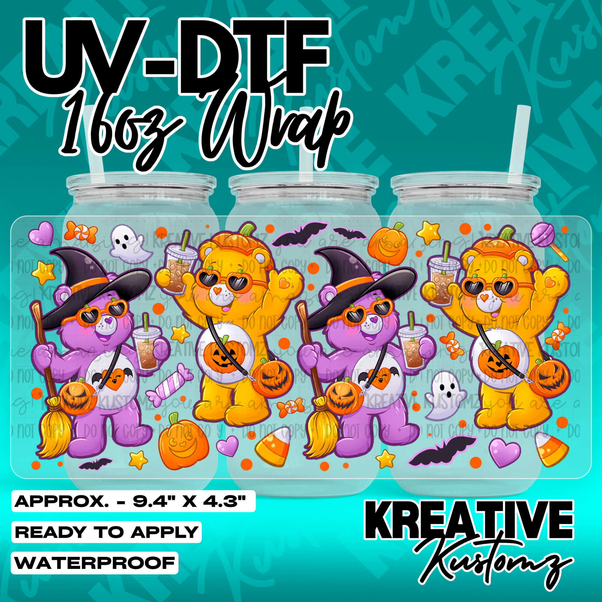 7117 | UV DTF Cup Wrap for 16oz Libbey Glass