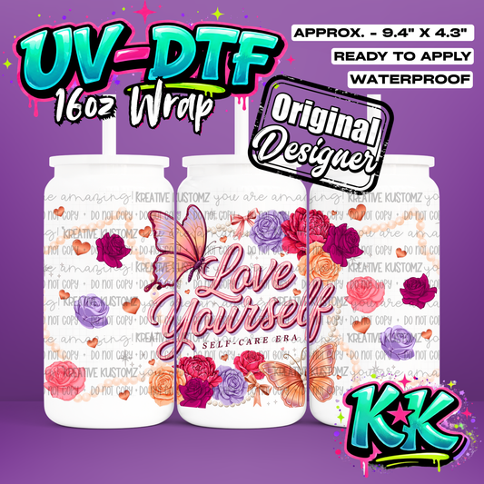 7120 | UV DTF Cup Wrap for 16oz Libbey Glass