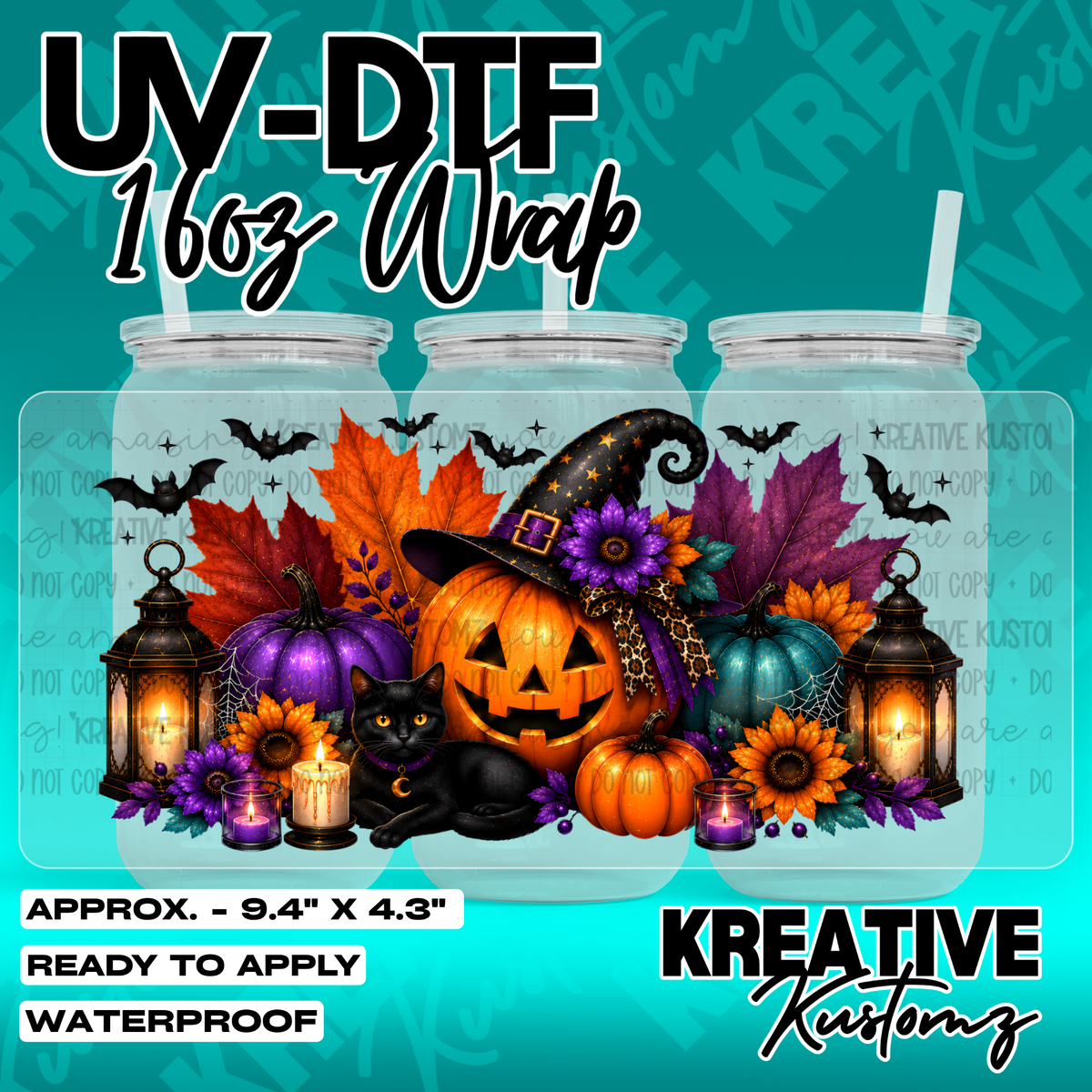7122 | UV DTF Cup Wrap for 16oz Libbey Glass