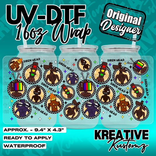 7133 | UV DTF Cup Wrap for 16oz Libbey Glass