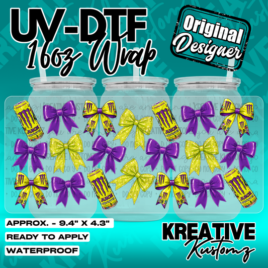 7134 | UV DTF Cup Wrap for 16oz Libbey Glass