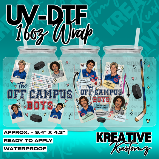 7164 | UV DTF Cup Wrap for 16oz Libbey Glass
