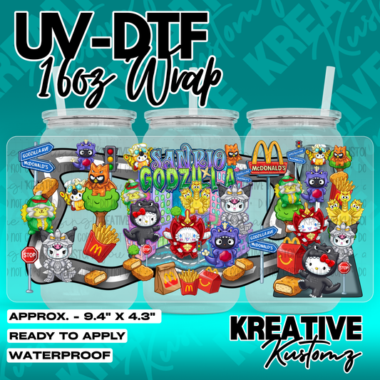7168 | UV DTF Cup Wrap for 16oz Libbey Glass