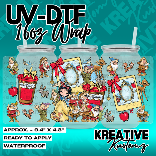 7173 | UV DTF Cup Wrap for 16oz Libbey Glass